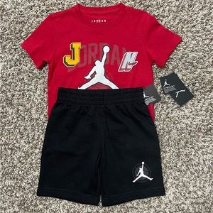 Boys Jordan T-Shirt and Shorts Set
